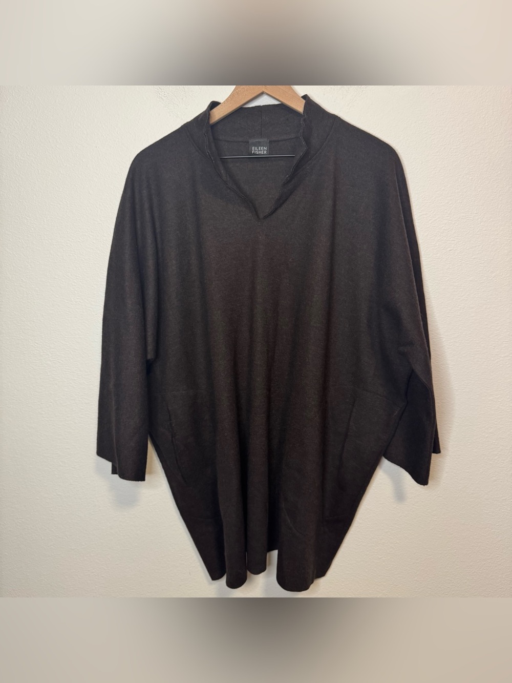Eileen Fisher Wool Tunic Sweater Top